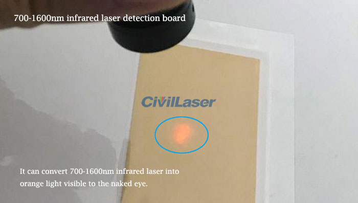 IR laser detection board